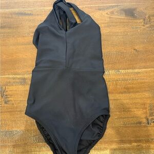 Kids Black five leotard